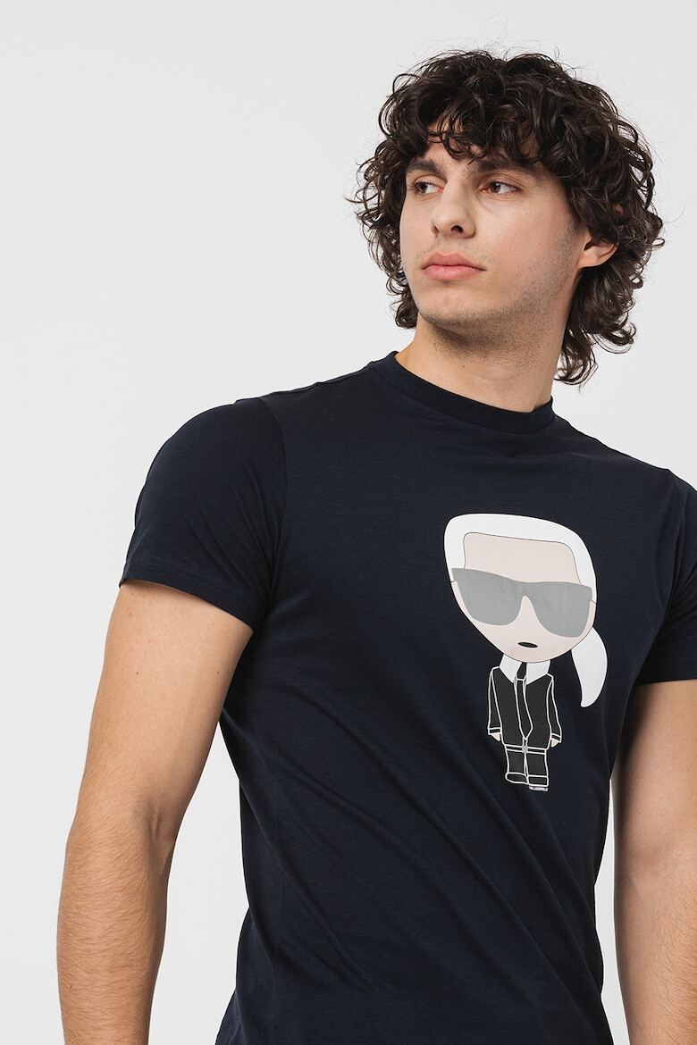 Karl Lagerfeld Tricou de bumbac cu imprimeu Karl - Pled.ro