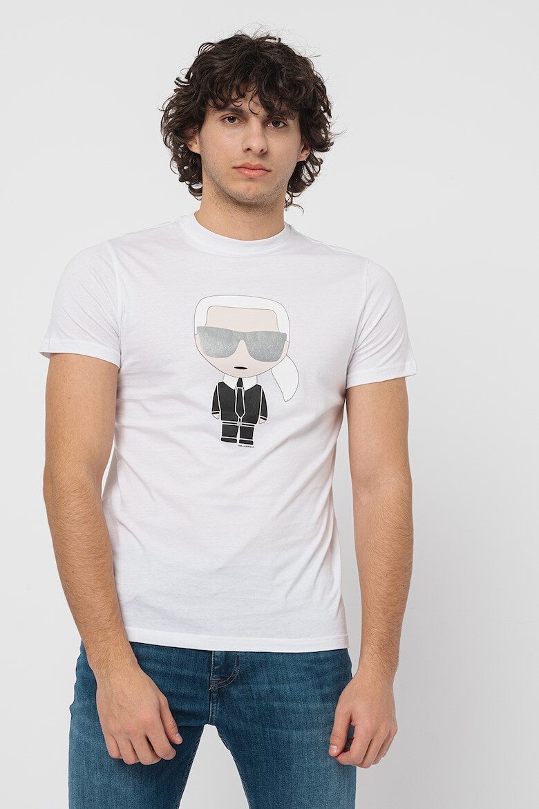 Karl Lagerfeld Tricou de bumbac cu imprimeu Karl - Pled.ro