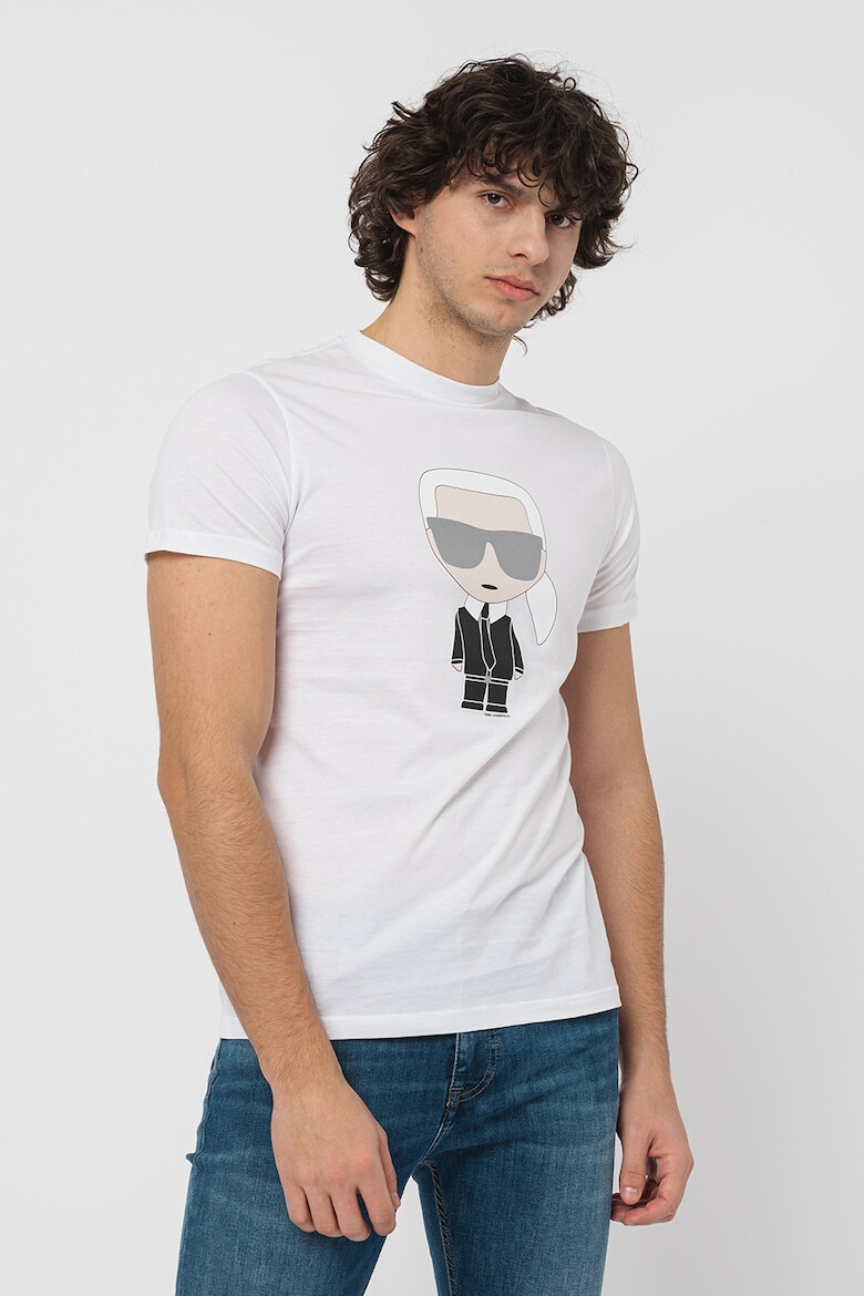 Karl Lagerfeld Tricou de bumbac cu imprimeu Karl - Pled.ro