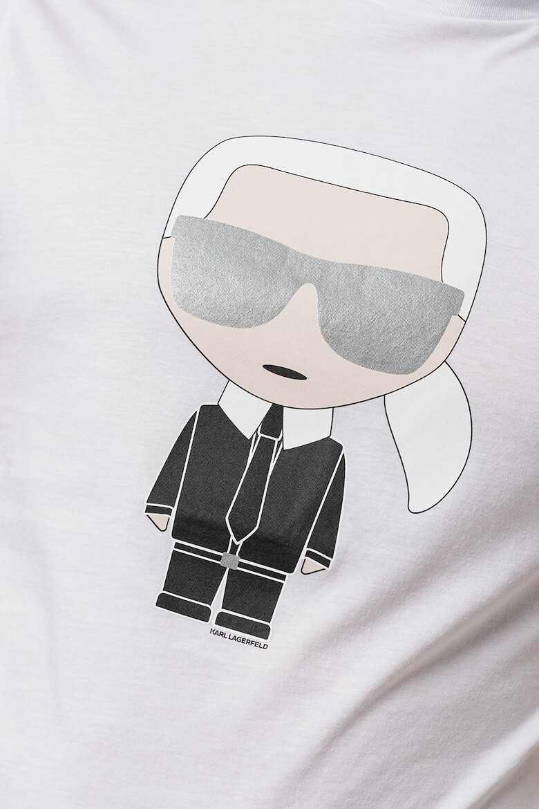 Karl Lagerfeld Tricou de bumbac cu imprimeu Karl - Pled.ro