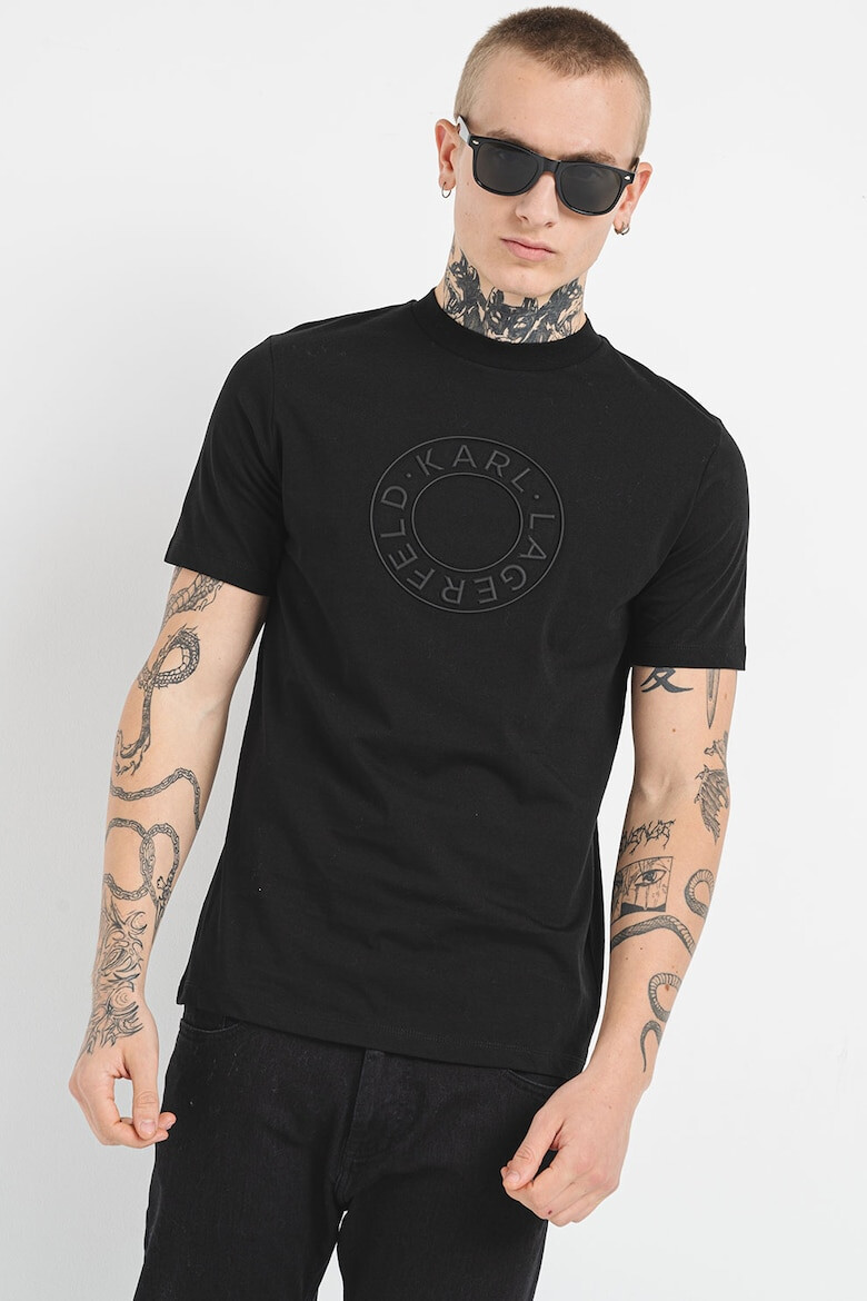 Karl Lagerfeld Tricou de bumbac cu logo brodat - Pled.ro