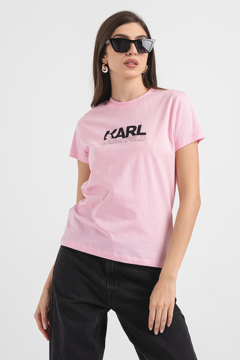 Karl Lagerfeld Tricou de bumbac organic cu logo - Pled.ro