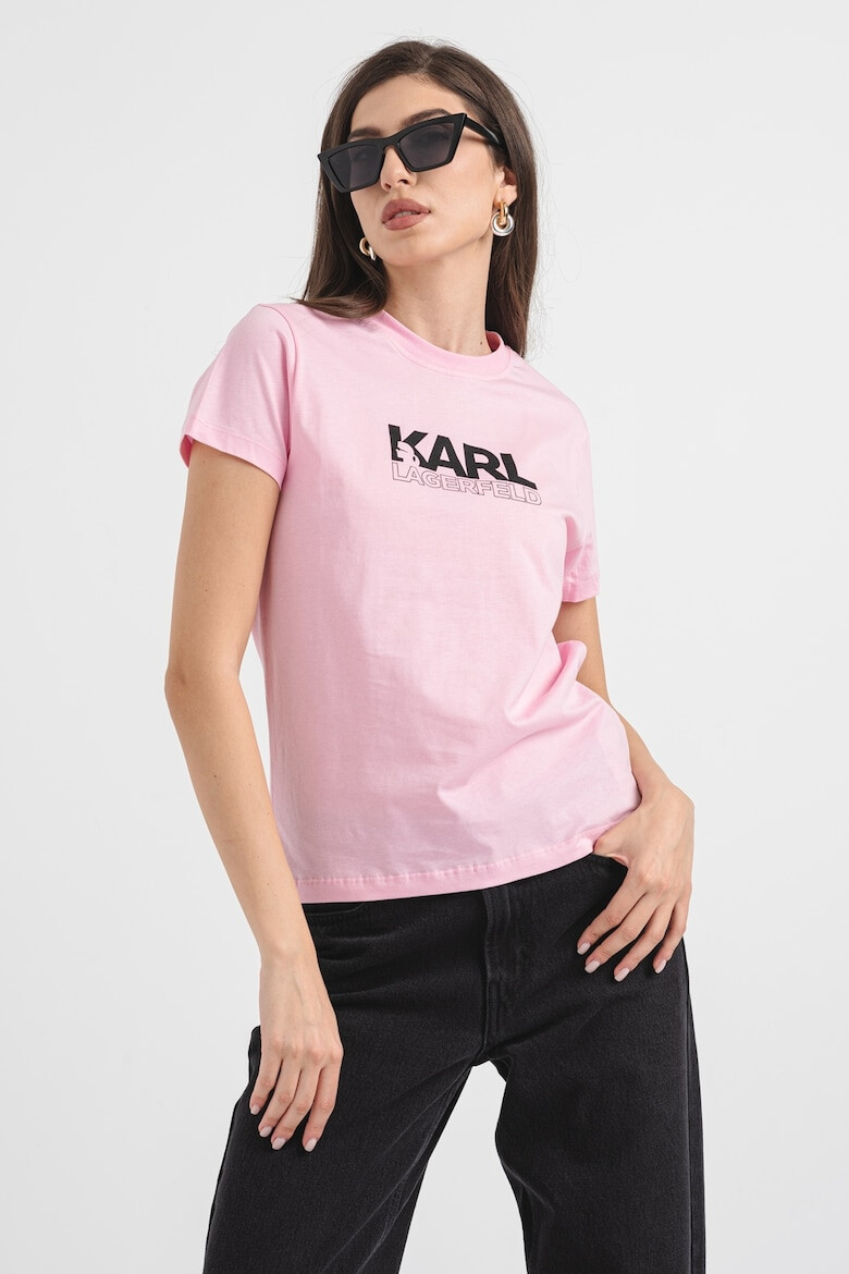 Karl Lagerfeld Tricou de bumbac organic cu logo - Pled.ro