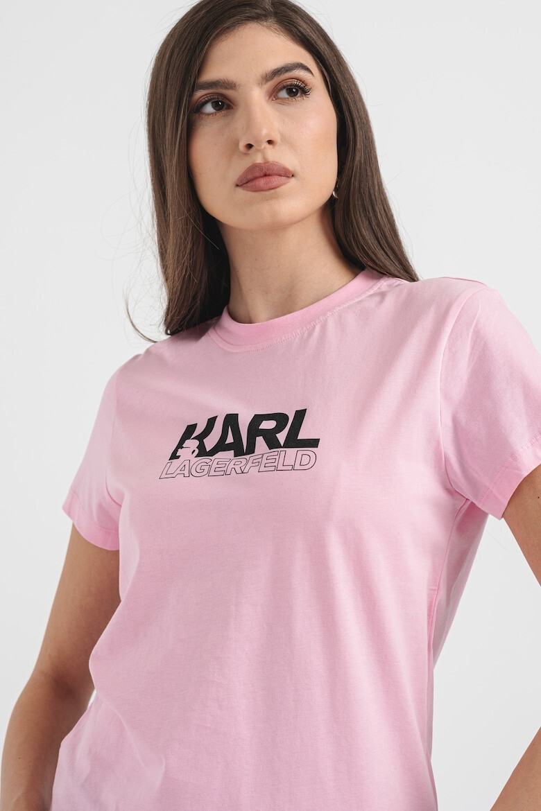 Karl Lagerfeld Tricou de bumbac organic cu logo - Pled.ro