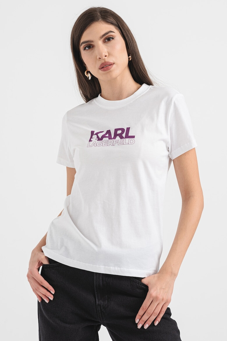 Karl Lagerfeld Tricou de bumbac organic cu logo - Pled.ro