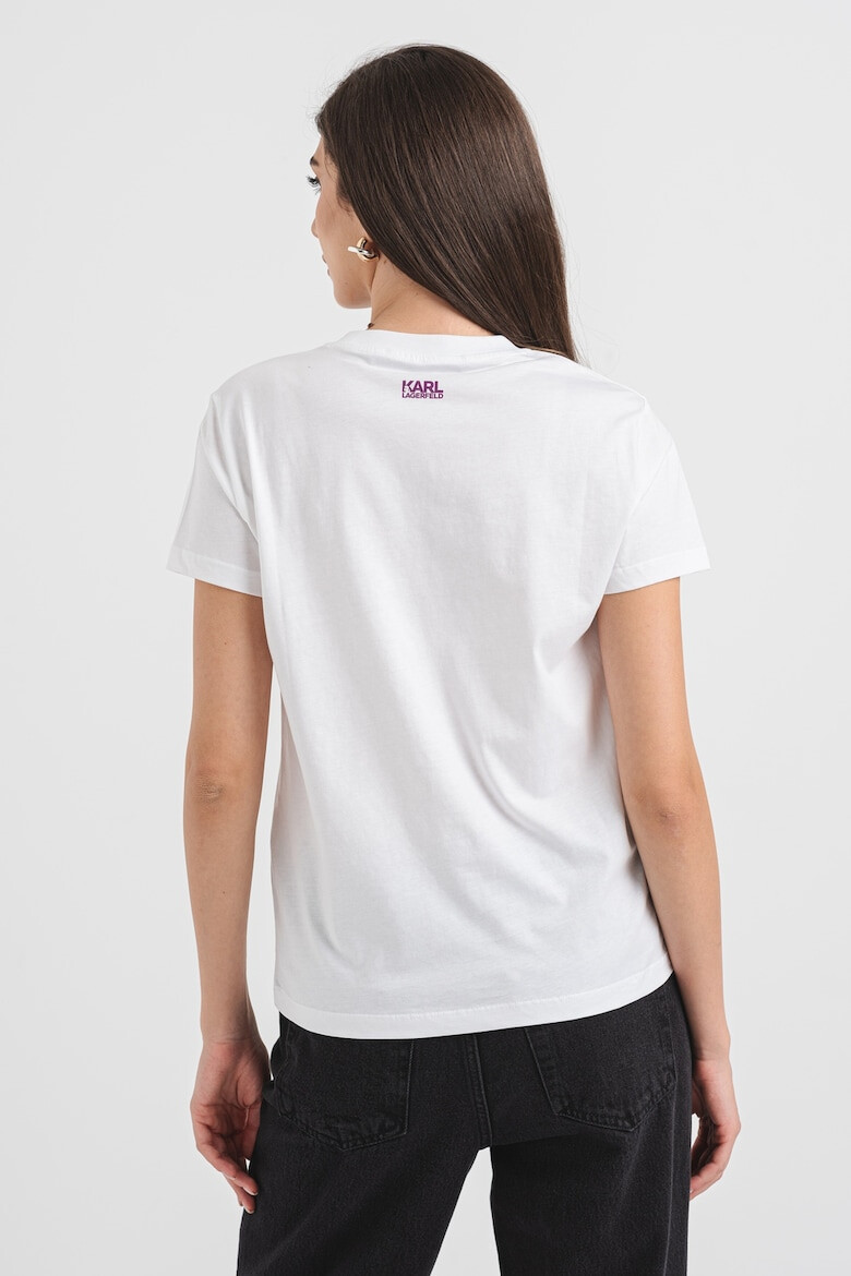 Karl Lagerfeld Tricou de bumbac organic cu logo - Pled.ro