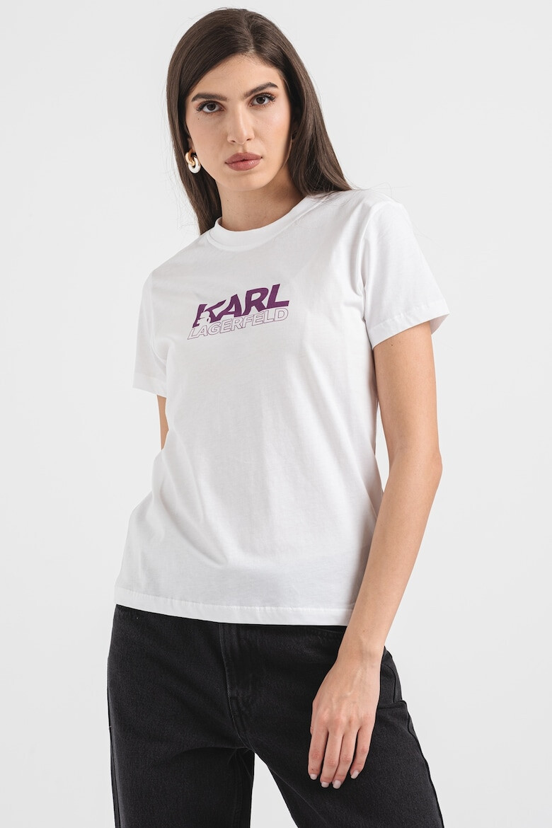 Karl Lagerfeld Tricou de bumbac organic cu logo - Pled.ro