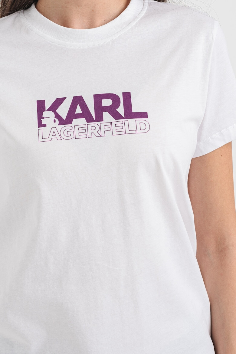 Karl Lagerfeld Tricou de bumbac organic cu logo - Pled.ro