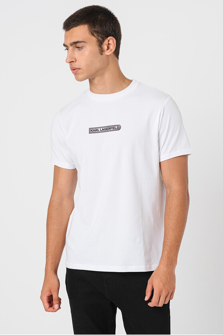 Karl Lagerfeld Tricou din amestec de bumbac cu logo - Pled.ro