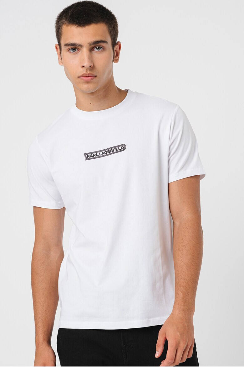 Karl Lagerfeld Tricou din amestec de bumbac cu logo - Pled.ro