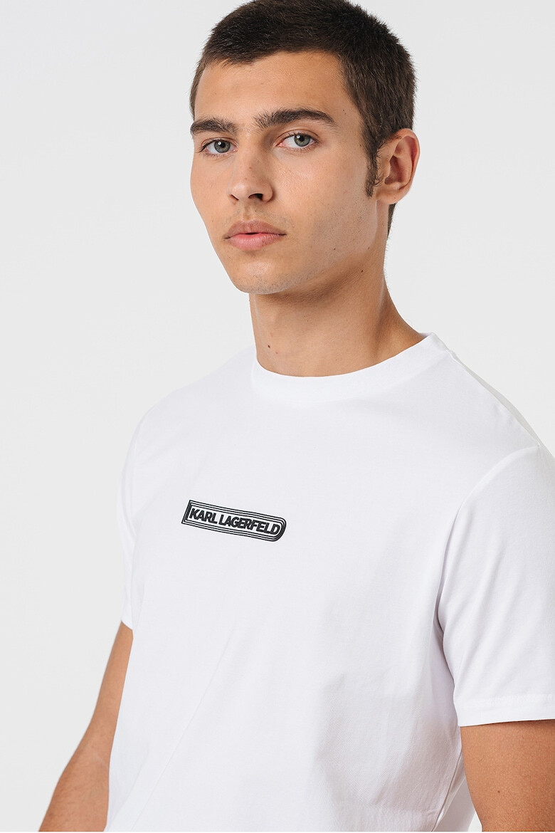 Karl Lagerfeld Tricou din amestec de bumbac cu logo - Pled.ro