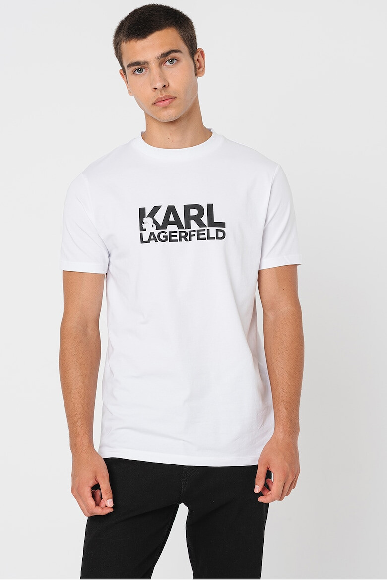 Karl Lagerfeld Tricou din amestec de bumbac cu logo - Pled.ro