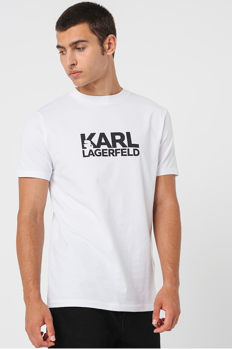 Karl Lagerfeld Tricou din amestec de bumbac cu logo - Pled.ro