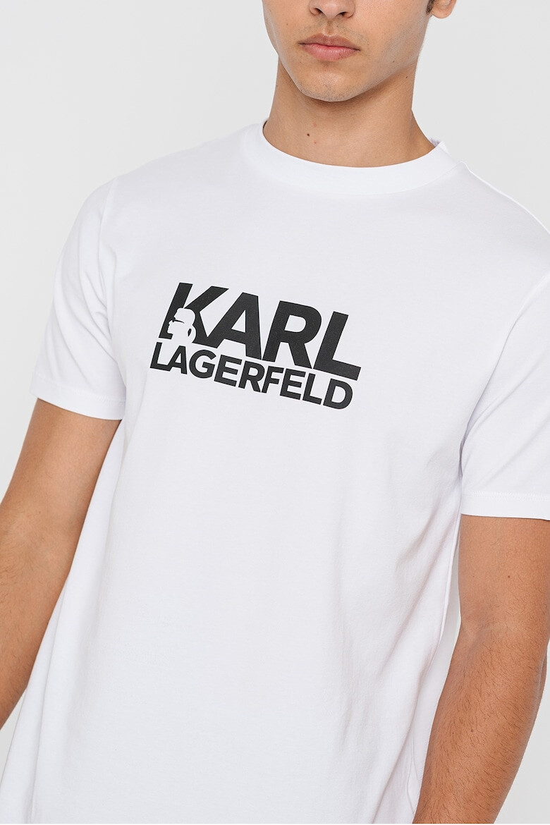 Karl Lagerfeld Tricou din amestec de bumbac cu logo - Pled.ro