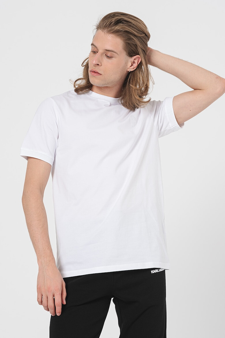 Karl Lagerfeld Tricou din amestec de bumbac cu logo discret - Pled.ro