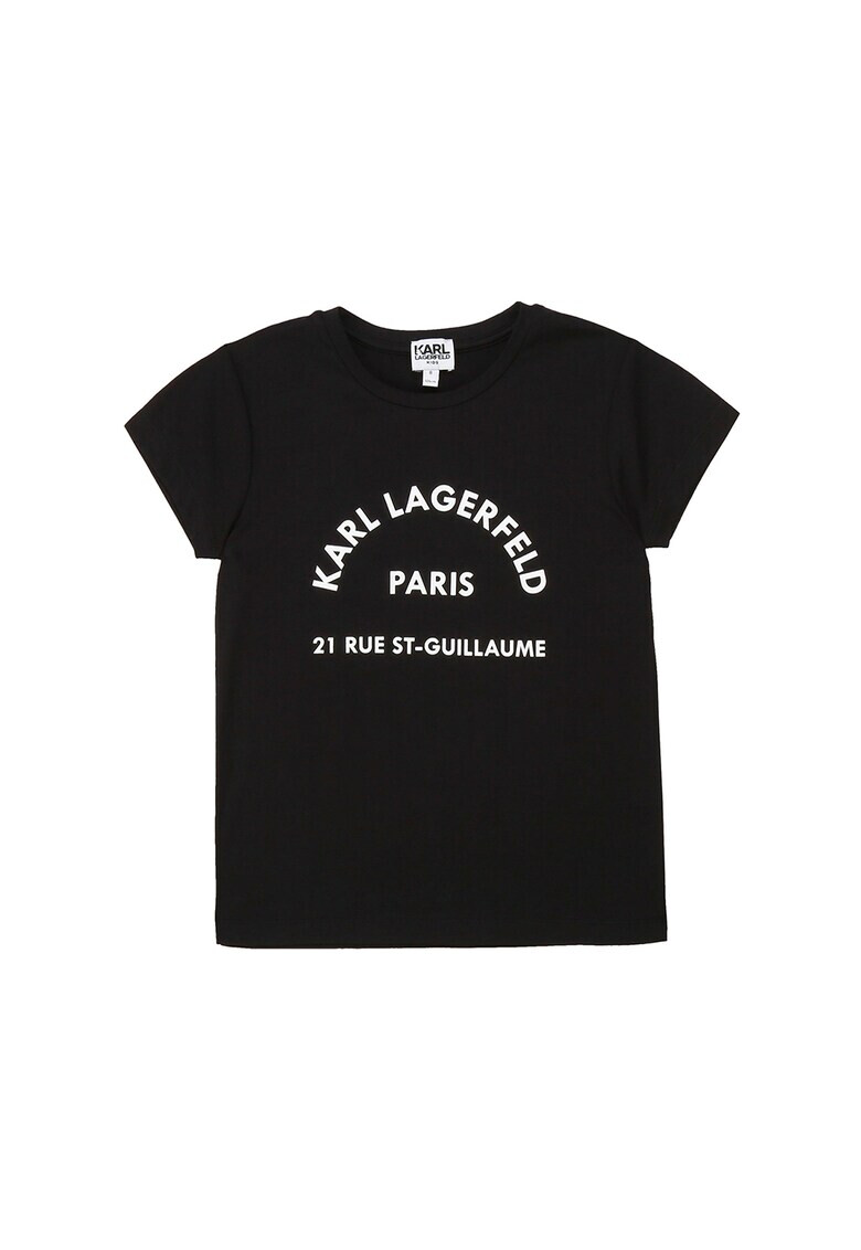 Karl Lagerfeld Tricou din amestec de modal cu imprimeu logo - Pled.ro