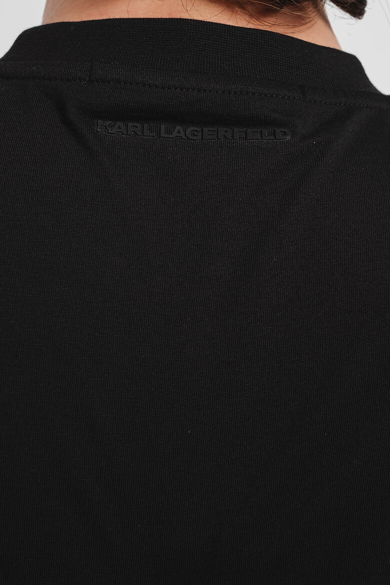 Karl Lagerfeld Tricou din bumbac cu logo cu strasuri - Pled.ro