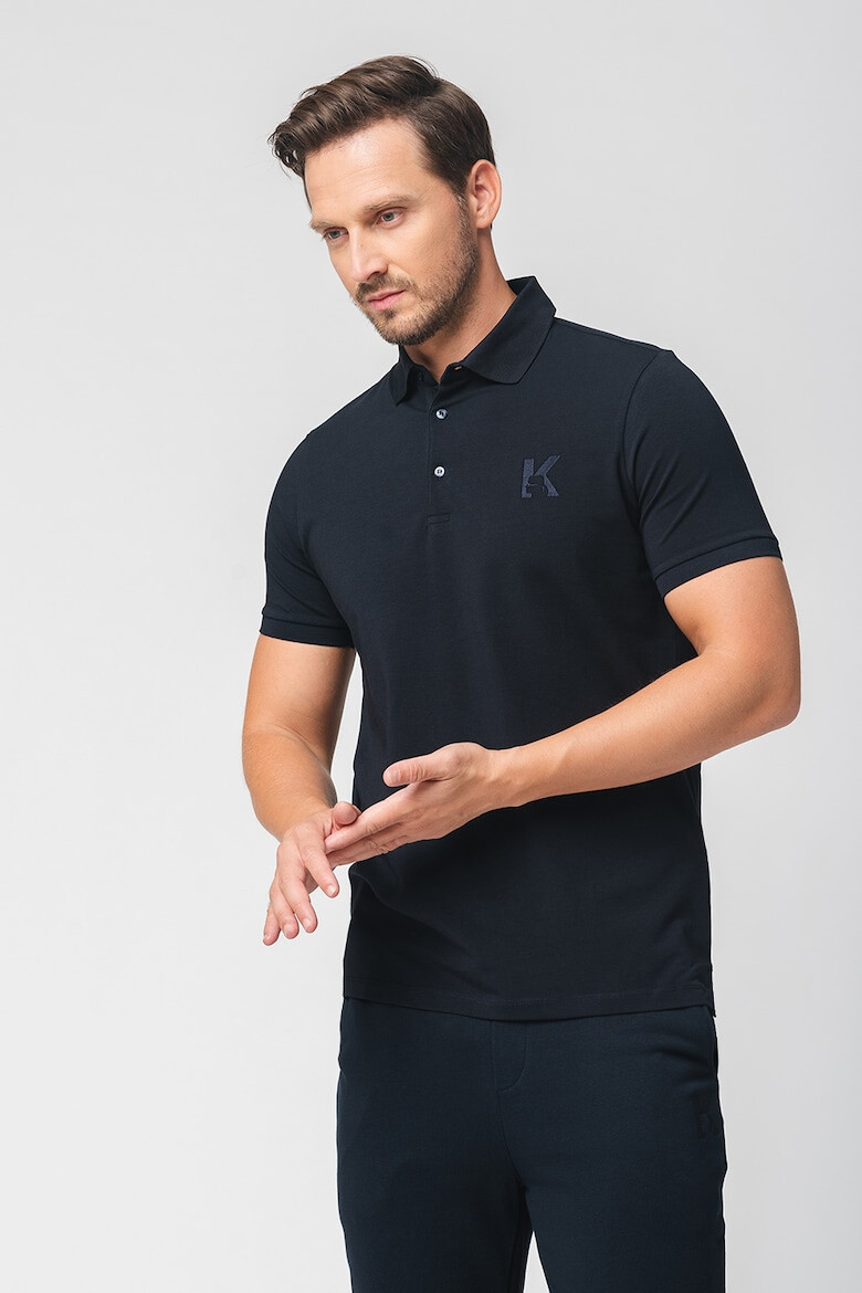 Karl Lagerfeld Tricou polo cu logo brodat - Pled.ro