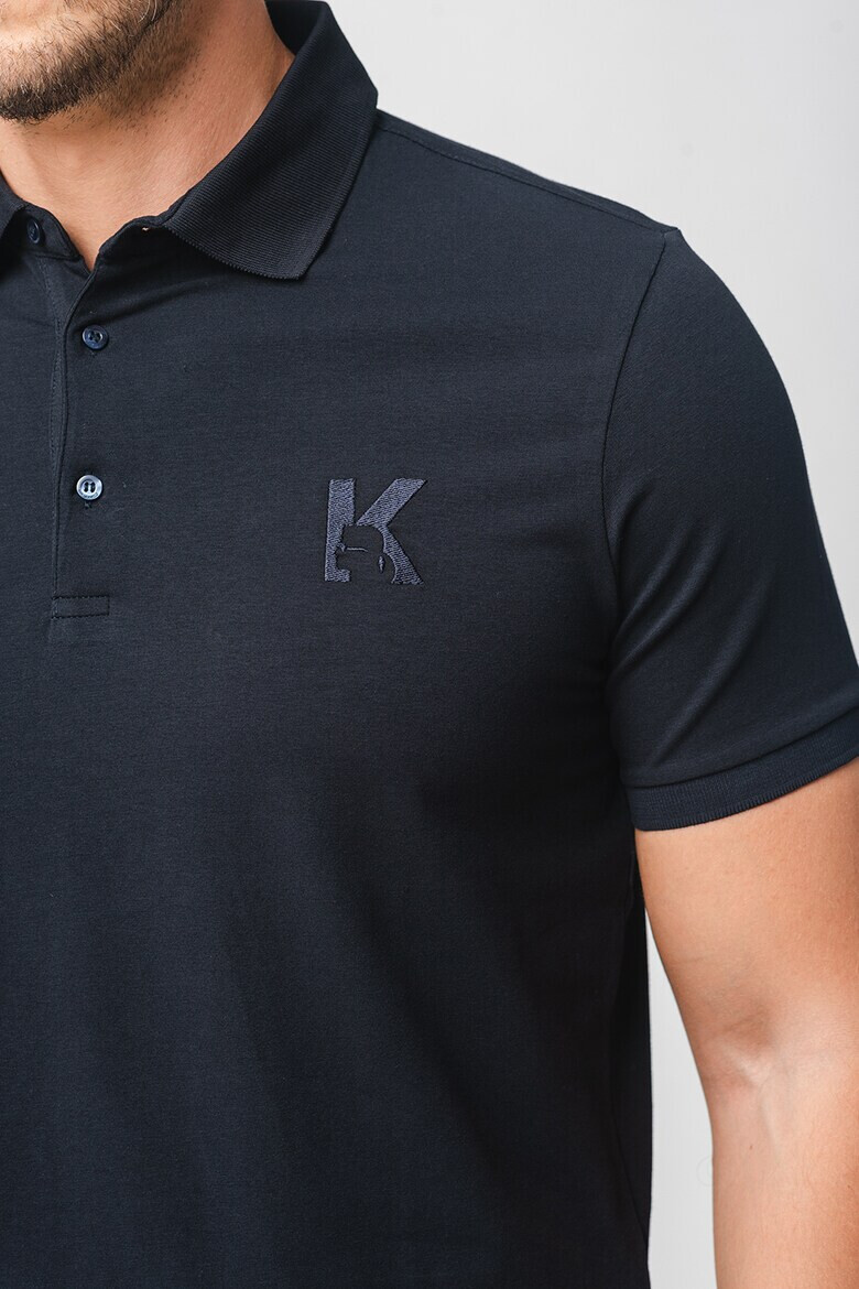 Karl Lagerfeld Tricou polo cu logo brodat - Pled.ro