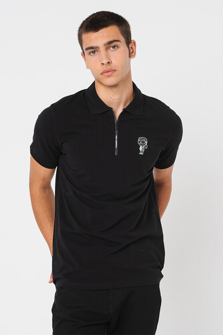 Karl Lagerfeld Tricou polo cu logo discret - Pled.ro