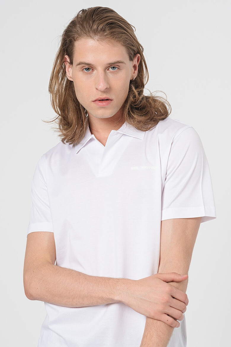 Karl Lagerfeld Tricou polo din bumbac - Pled.ro