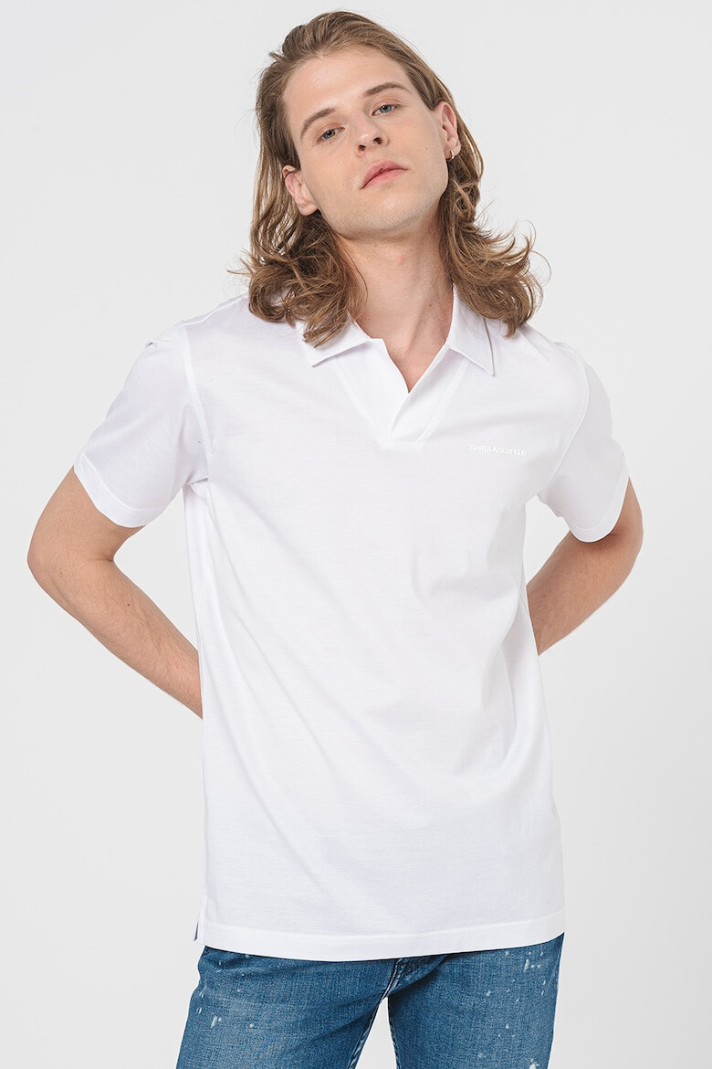 Karl Lagerfeld Tricou polo din bumbac - Pled.ro