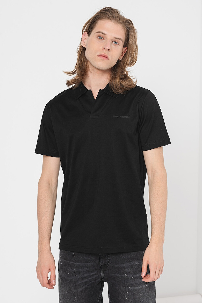 Karl Lagerfeld Tricou polo din bumbac - Pled.ro