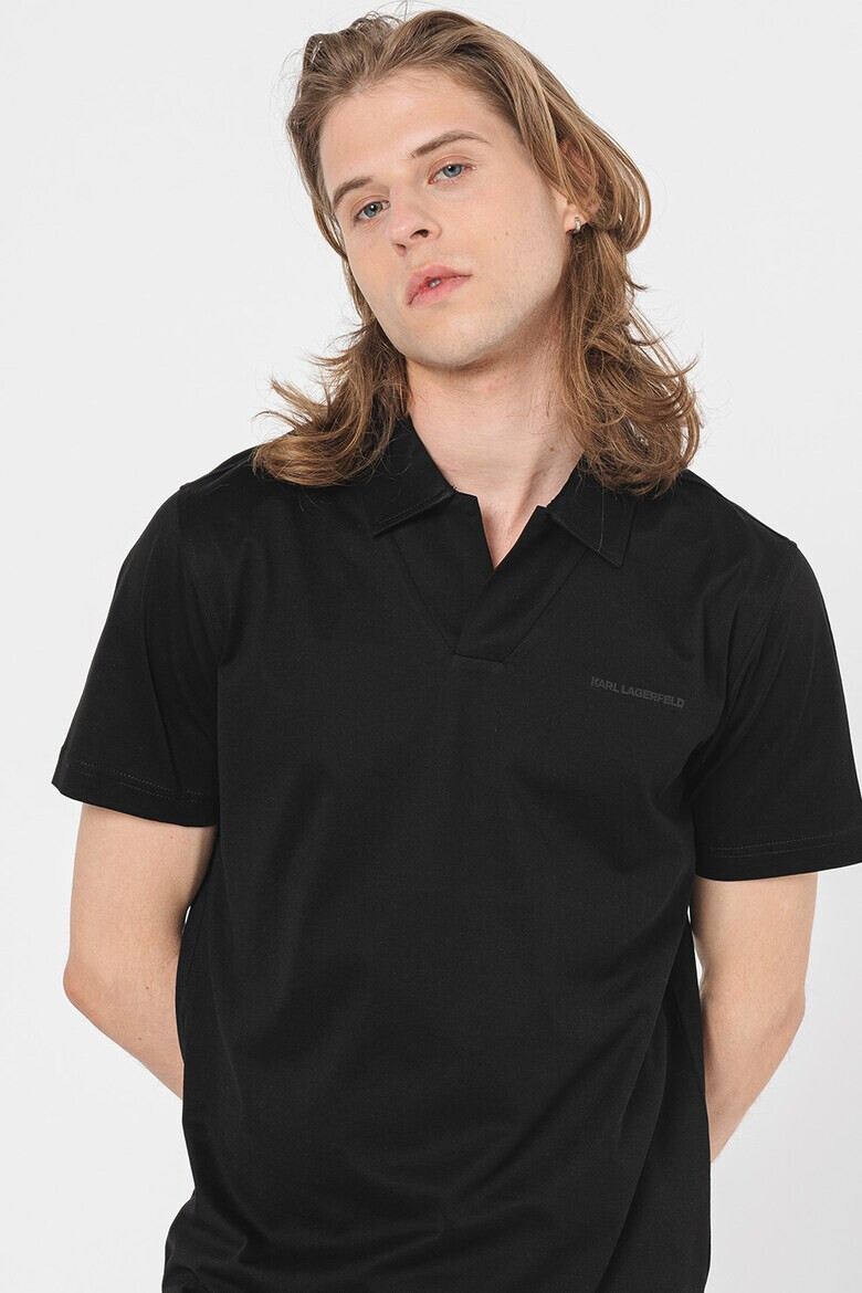 Karl Lagerfeld Tricou polo din bumbac - Pled.ro