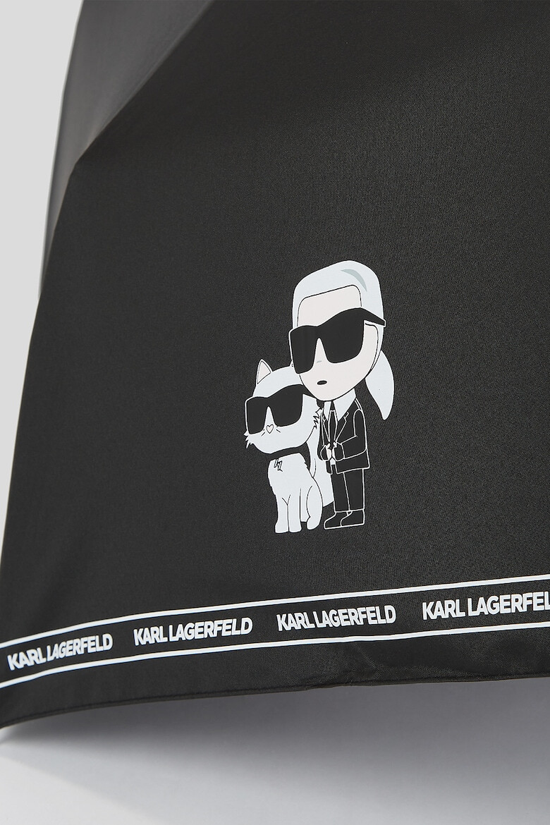 Karl Lagerfeld Umbrela cu imprimeu logo Ikonik 2.0 - Pled.ro