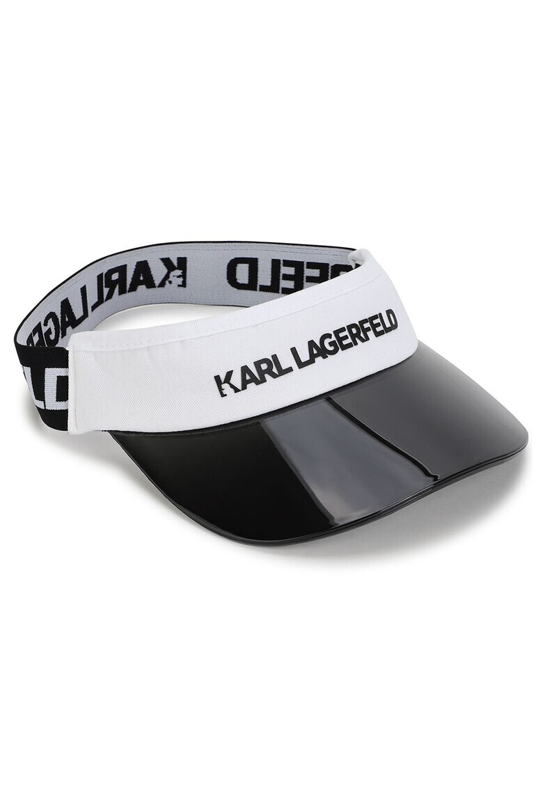 Karl Lagerfeld Vizor cu logo contrastant - Pled.ro