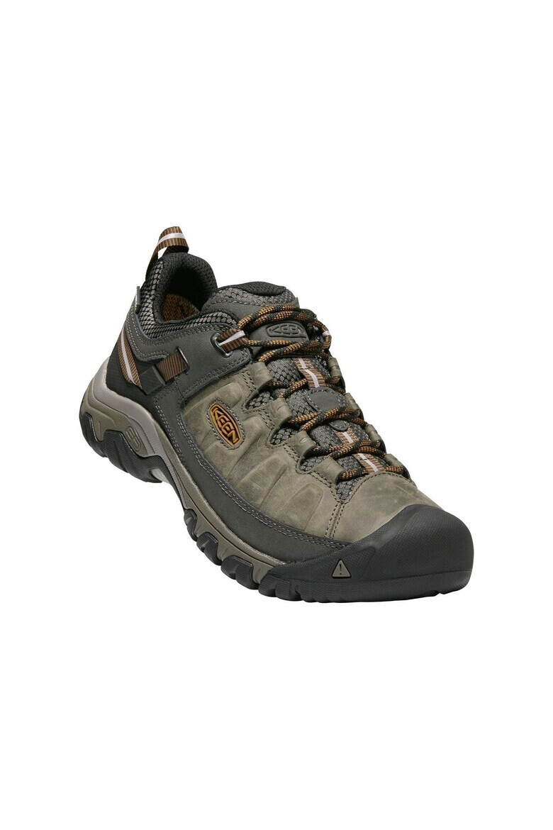 Keen Pantofi barbati trekking Targhee Iii WP Piele lacuita Negru/gri - Pled.ro