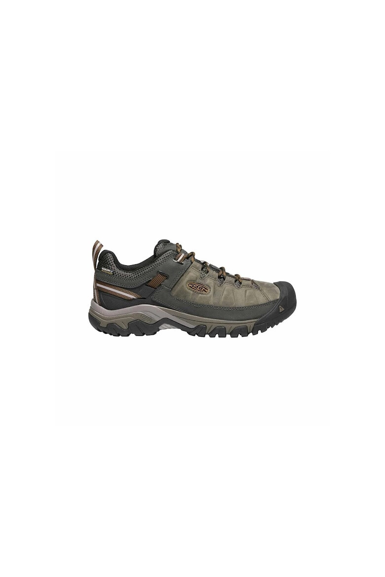 Keen Pantofi barbati trekking Targhee Iii WP Piele lacuita Negru/gri - Pled.ro