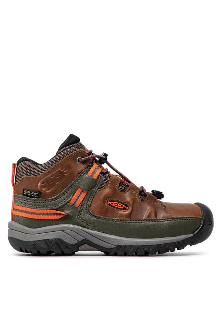 Keen Pantofi sport copii 301701507 Piele naturala Verde/Maro - Pled.ro