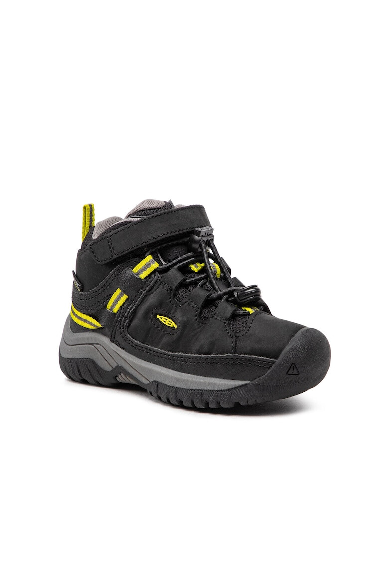 Keen Pantofi trekking copii Piele intoarsa Negru - Pled.ro