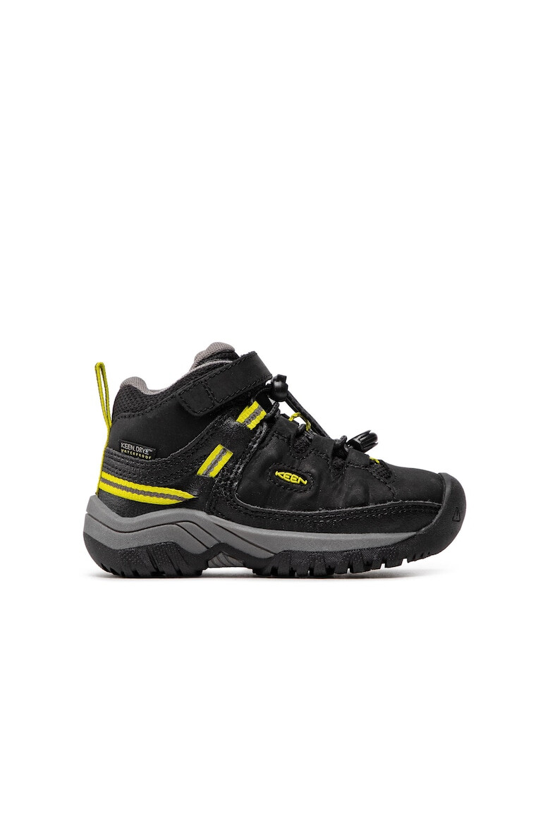 Keen Pantofi trekking copii Piele intoarsa Negru - Pled.ro