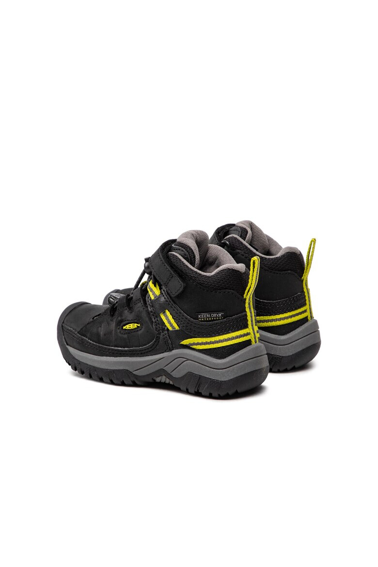 Keen Pantofi trekking copii Piele intoarsa Negru - Pled.ro