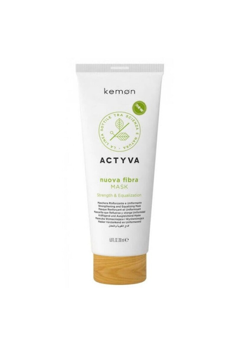 Kemon Masca de reconstructie par deteriorat Actyva Nuova Fibra Mask 200 ml - Pled.ro