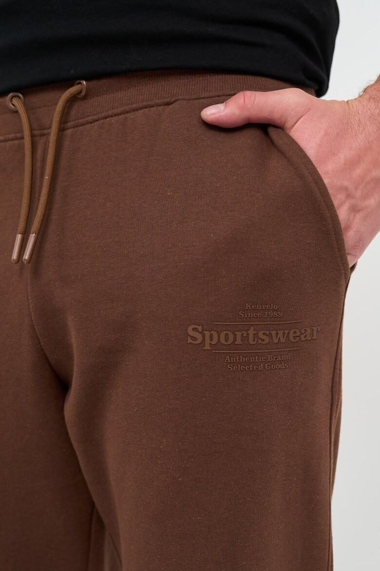 Kenvelo Pantaloni sport barbat uniforma cu logo Maro - Pled.ro