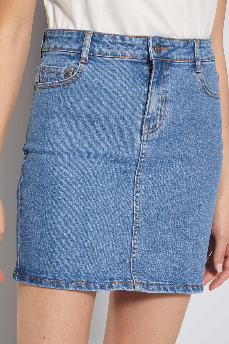 KIABI Fusta mini din denim cu model cu 5 buzunare - Pled.ro