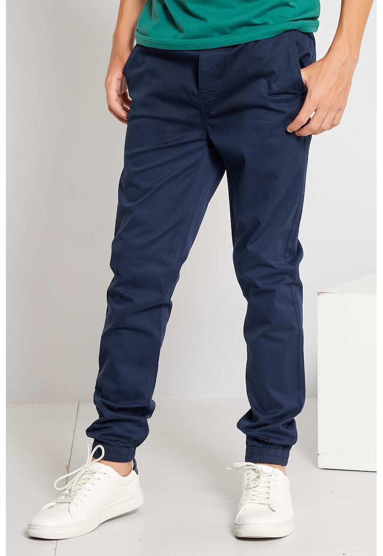 KIABI Pantaloni jogger slim fit cu snur - Pled.ro