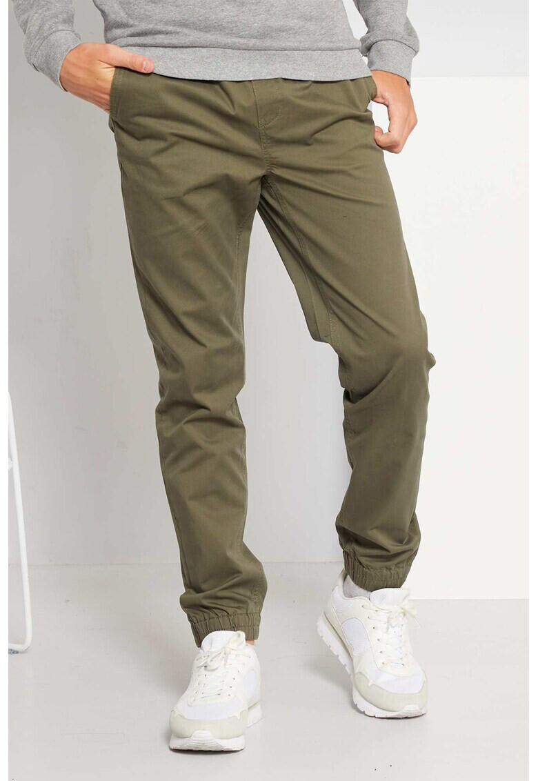 KIABI Pantaloni jogger slim fit cu snur - Pled.ro