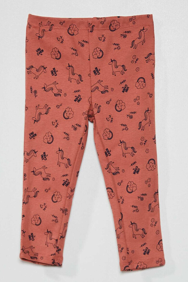 KIABI Pijama lunga de bumbac organic cu imprimeu - Pled.ro