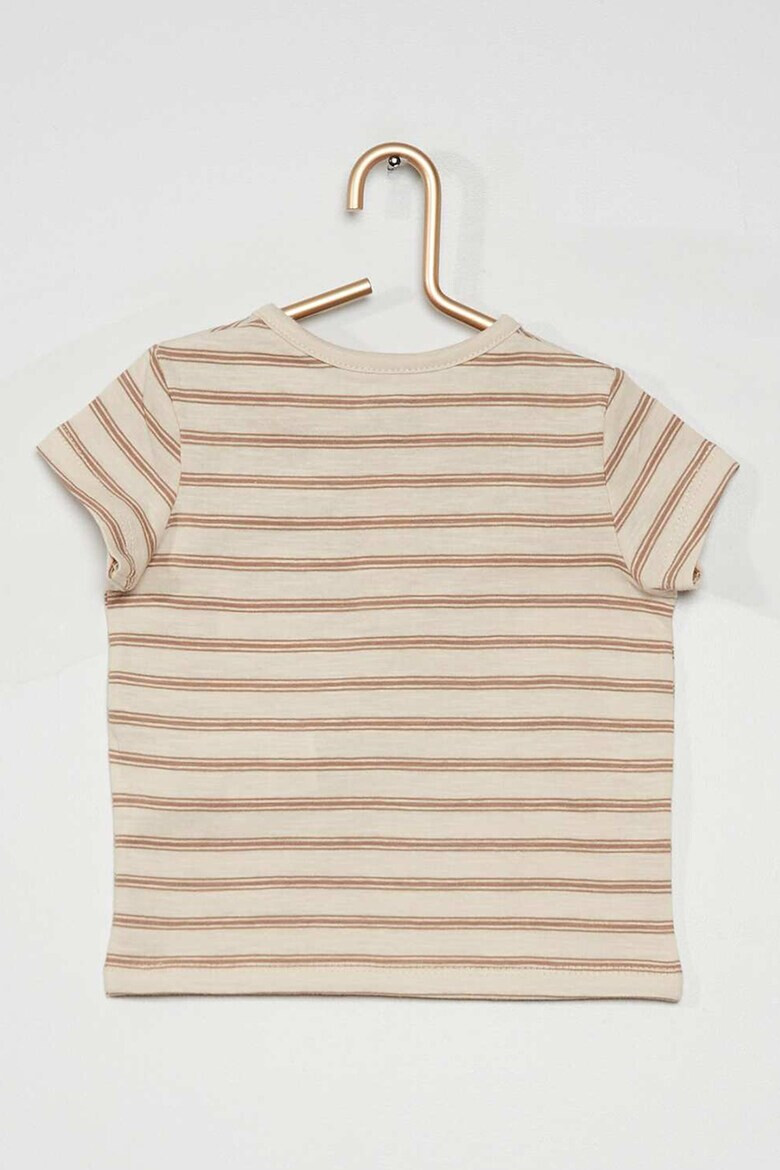 KIABI Tricou de bumbac cu decolteu Henley - Pled.ro