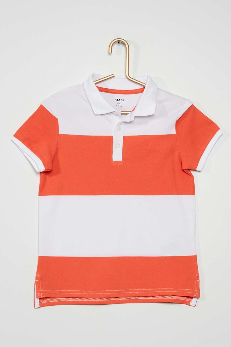 KIABI Tricou polo de bumbac cu imprimeu - Pled.ro