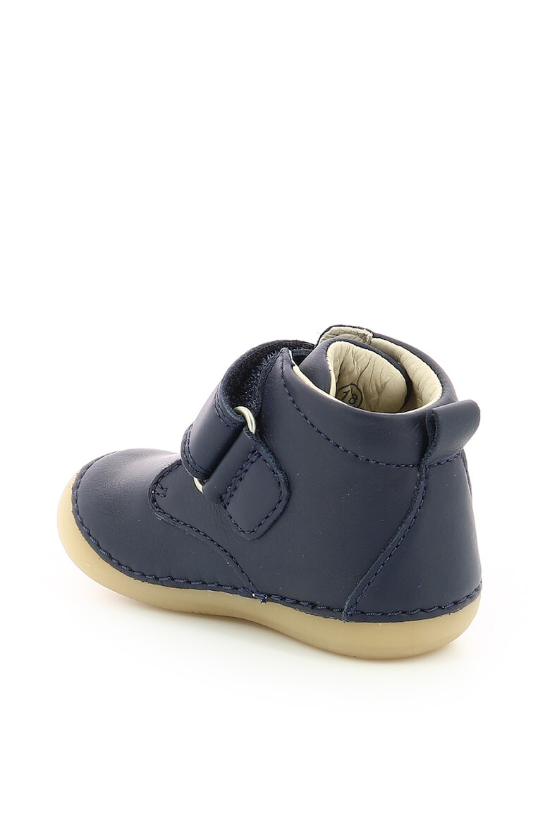 Kickers kids Ghete de piele cu velcro - Pled.ro