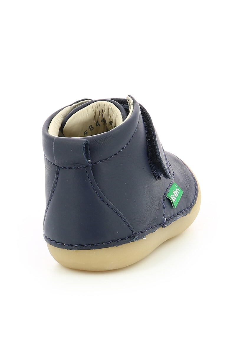 Kickers kids Ghete de piele cu velcro - Pled.ro