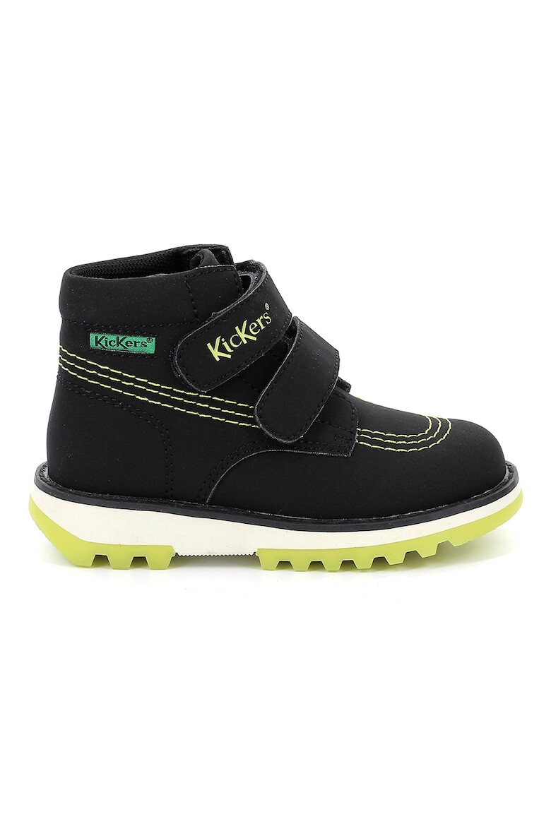 Kickers kids Ghete de piele ecologica cu velcro - Pled.ro