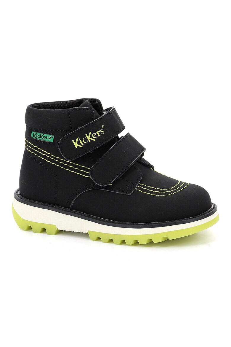 Kickers kids Ghete de piele ecologica cu velcro - Pled.ro