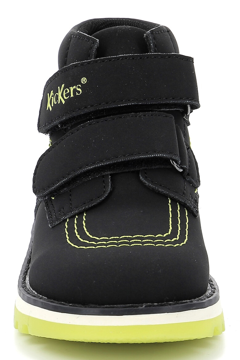 Kickers kids Ghete de piele ecologica cu velcro - Pled.ro