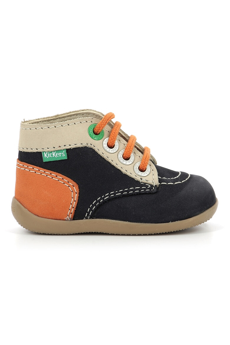 Kickers kids Ghete din piele si piele intoarsa - Pled.ro